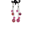 Boucles d'oreilles agate "Dragon veins" earrings