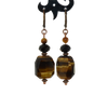 Boucles d'oreilles tiger eye stone earrings