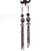 Boucles d'oreilles Labradorite chinois Lavarkite earrings