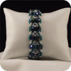 Beadwoven Hopeless romatic bracelet in Turquoise