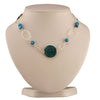 Collier en Murano de couleur Teal